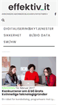 Mobile Screenshot of effektivit.no