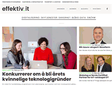 Tablet Screenshot of effektivit.no
